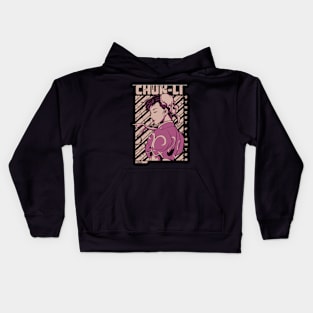 Chun Li CHINA Street Fighter fan art Kids Hoodie